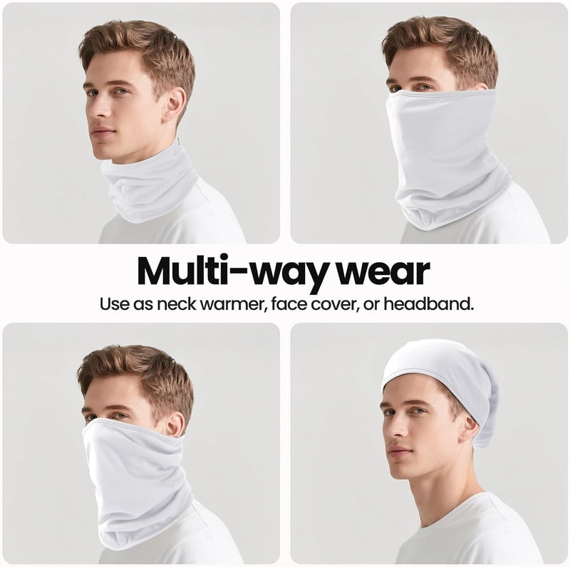Beehow Store Neck Gaiter Windproof Winter Ski Mask Face Scarf for Men Women Fleece Lining for Skiing Hiking Running Motorcycling - Image 2